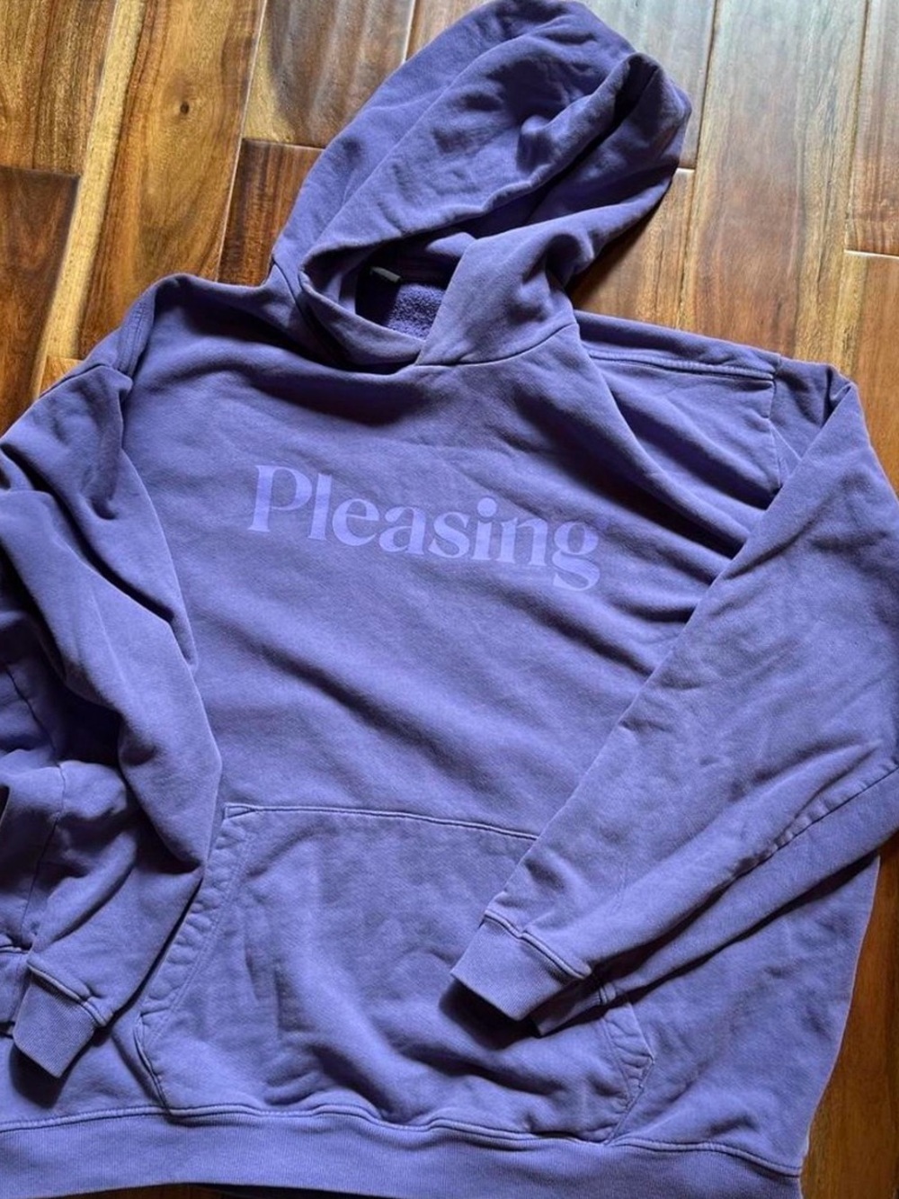 Pleasing Logo Purple Hoodie - Women